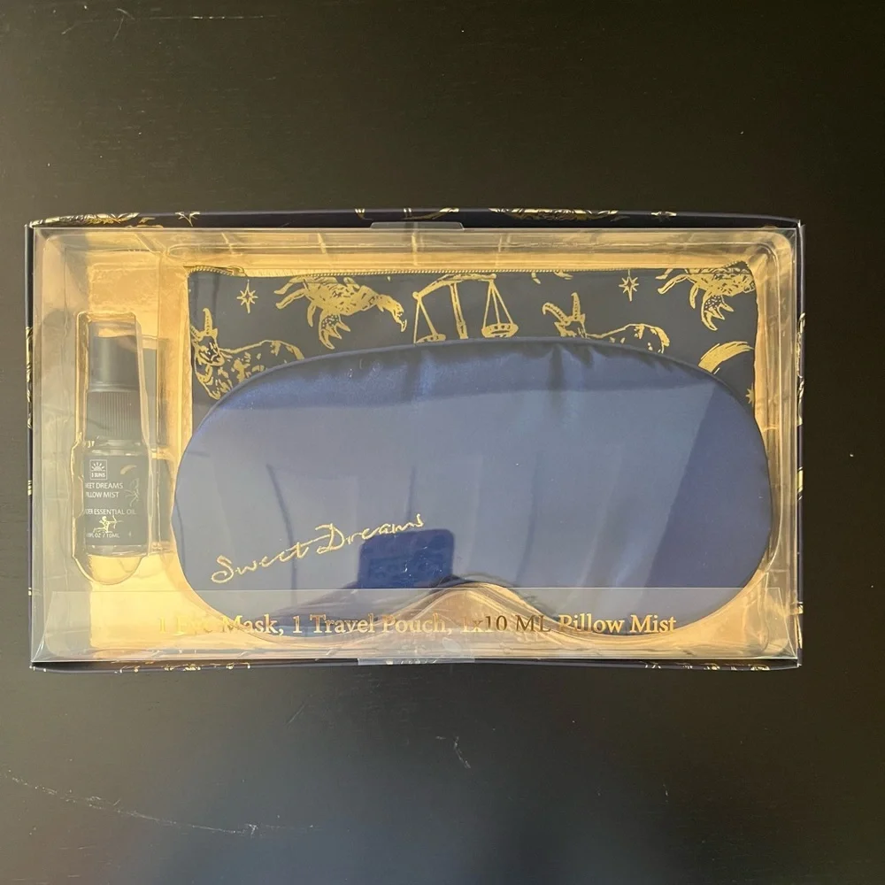 Sweet Dreams Blue Sleep Mask Gift Set